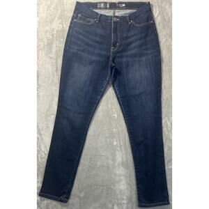 Lee Jeans Women’s 16 Blue Modern Series Straight Revolution Stretch Denim Cotton